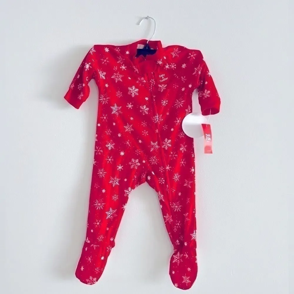 Family Pajamas Matching Baby Merry Pajamas - Snowflake size 18MO